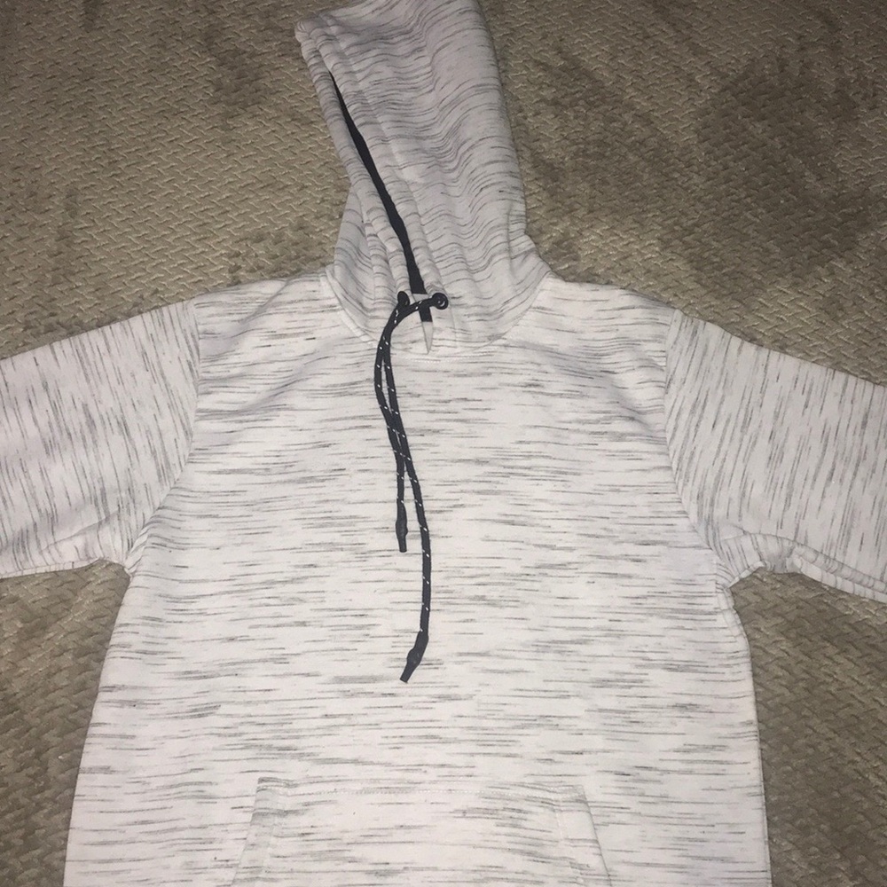 Black and white hoodie